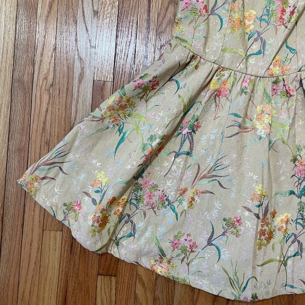 CIDER Floral Tapestry Mini Dress - Picture 3 of 14